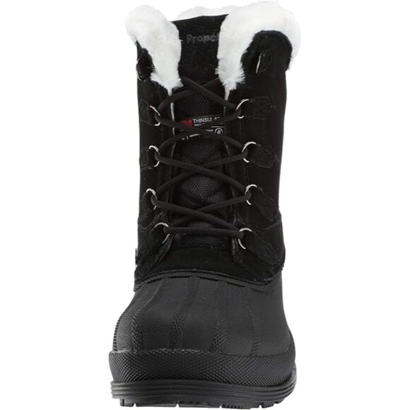 Propet Lumi Tall Lace - Womens Black Boots - Picture 2 of 5